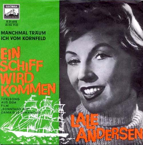Albumcover Lale Andersen - Ein Schiff wird kommen /Manchmal träum ich vom Kornfeld